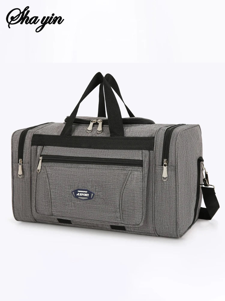 Oxford Waterproof Men Travel Bags Hand Luggage Big Travel Bag Business Large Capacity Weekend Duffle Travel Bag Fitness Bag