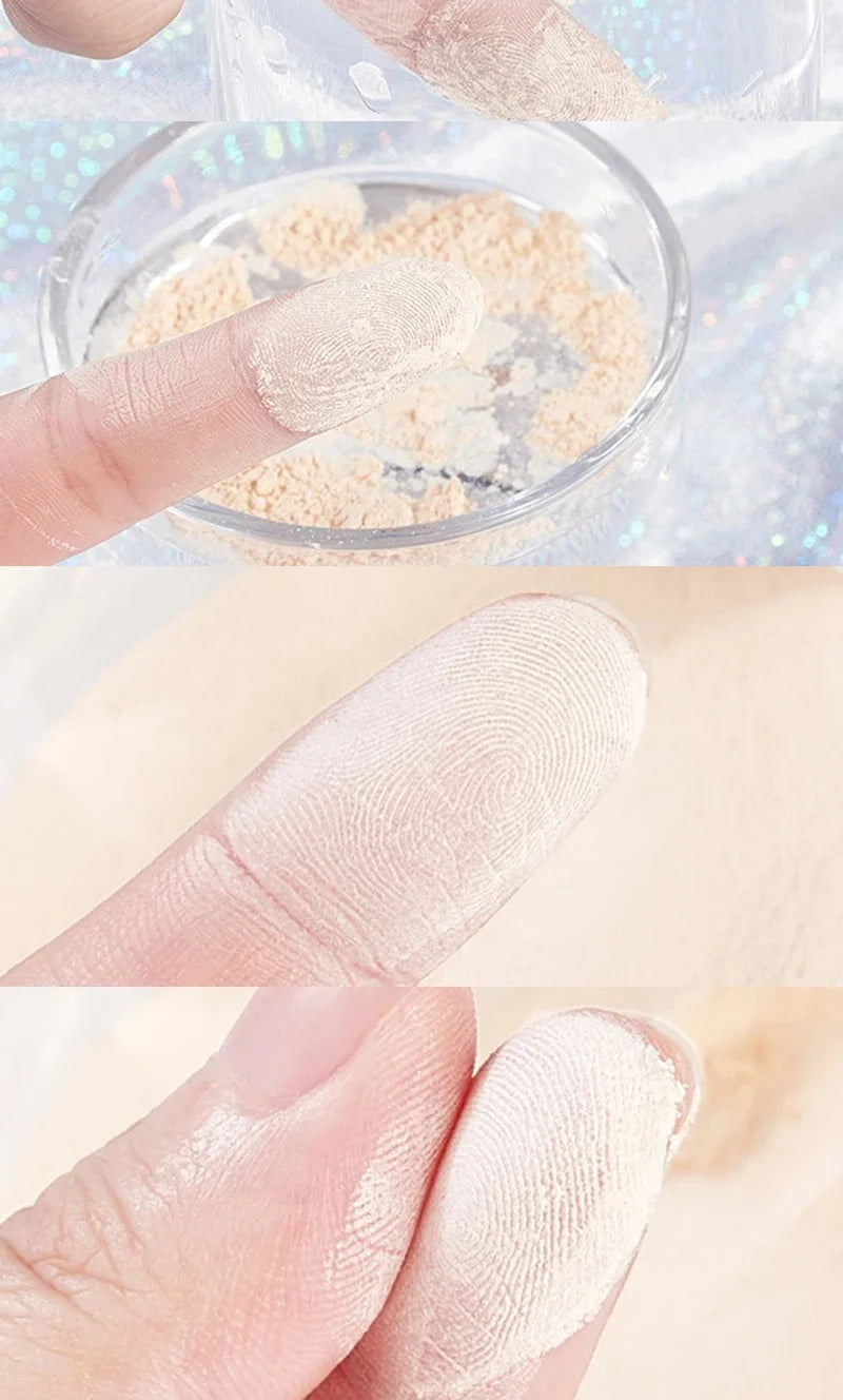 6 Colors Banana Luxury Powder for Women Face Foundation Banana Powder Bottles Loose Powder Authentic Oil-Control Beauty Make Up