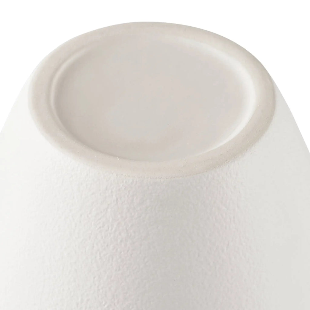Better Homes & Gardens 9.8" White Handled Ceramic Vase – Timeless Sculptural Accent