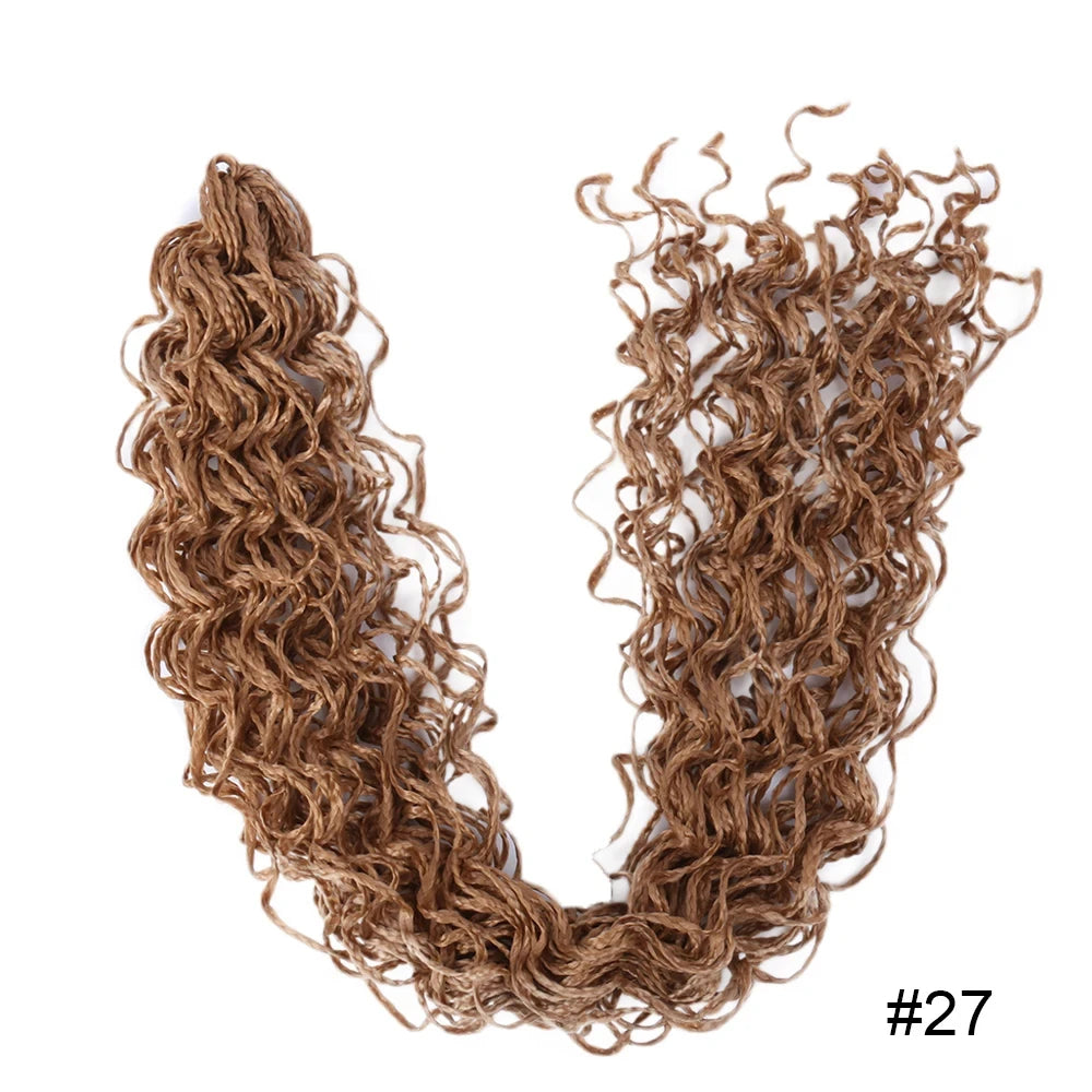 Zizi Braids Crochet Box Braids Twist Synthetic Braiding Hair Extensions 20-25 roots/Pack Pink White Purple Bug Gray 613 Luoyudu