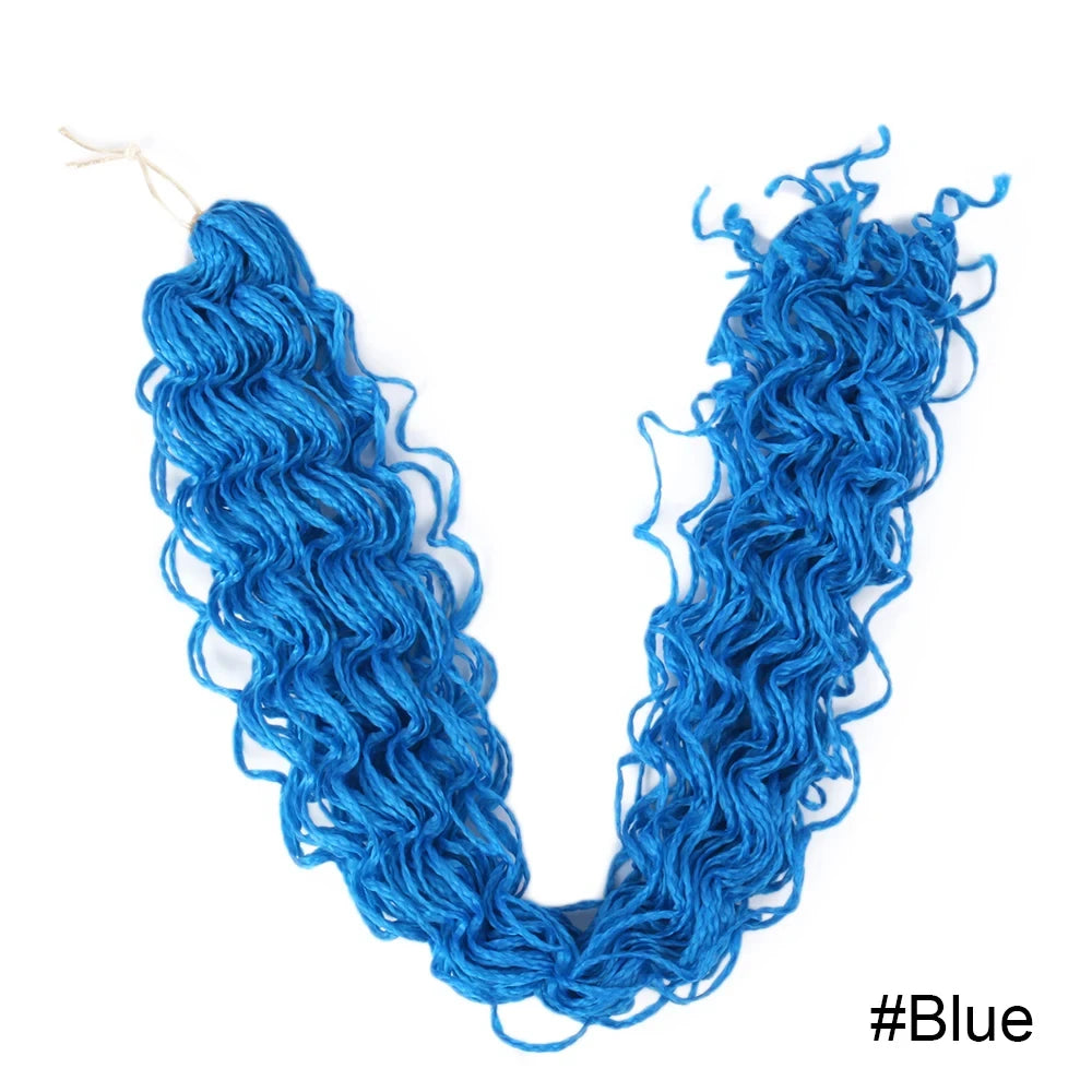 Zizi Braids Crochet Box Braids Twist Synthetic Braiding Hair Extensions 20-25 roots/Pack Pink White Purple Bug Gray 613 Luoyudu