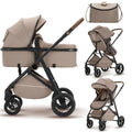Baby 2 in 1 Baby Stroller Pushchair High Landscape Reversible Foldable Portable Stroller Newborn Pram