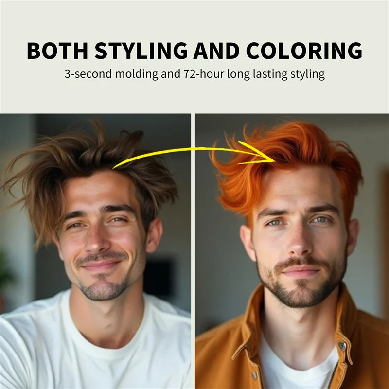 13 Colors One Time Hair Color Wax Easy To Wash Diy Long Lasting Hair Dye Mud Easy To Wash Party Hair Mud Kids Hair Colour Cream