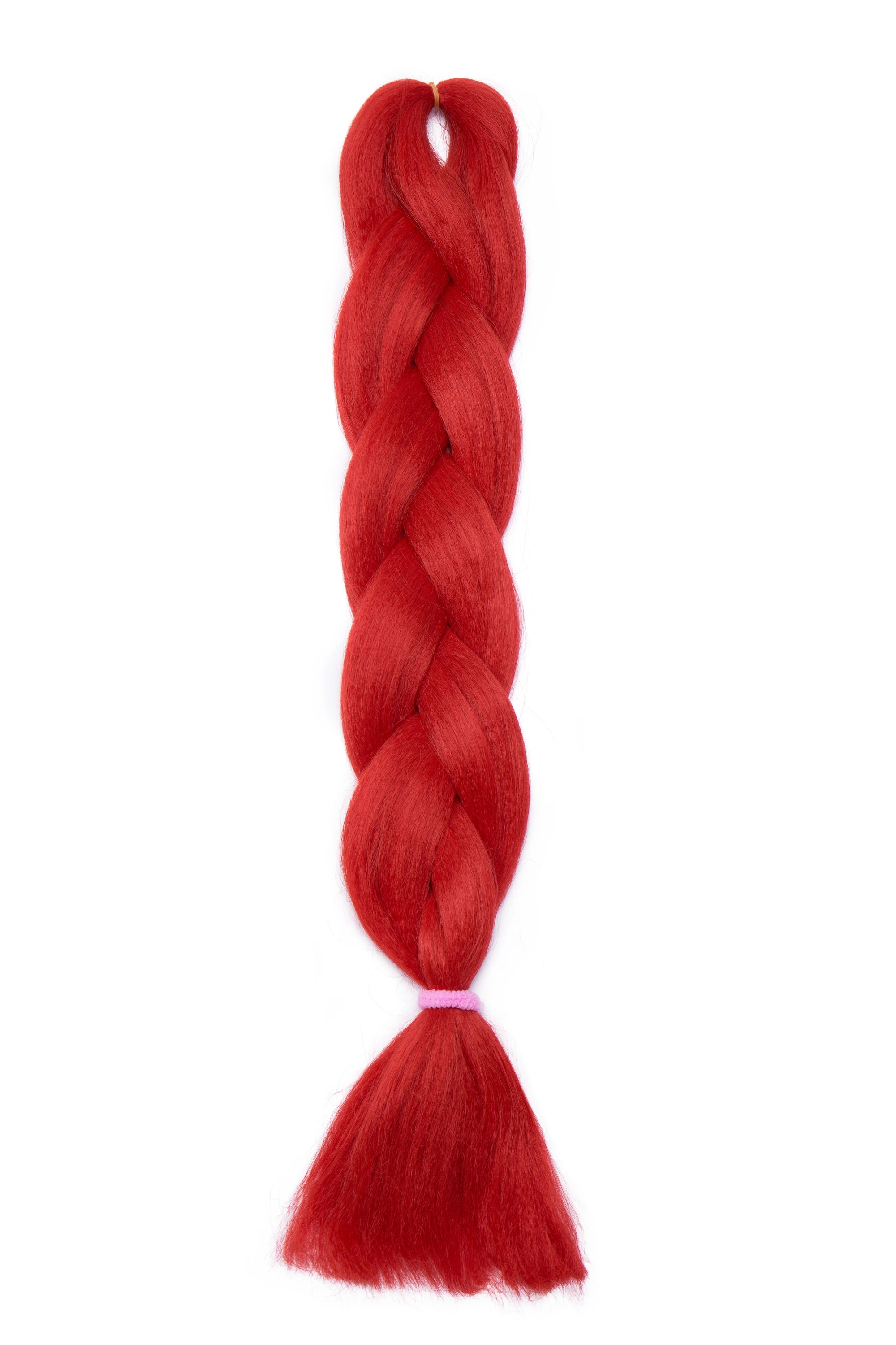 S-noilite Box Braiding Hair Pre Stretched Jumbo Braids Synthetic Braiding Hair Red Pink Blue Gray 24 Inch Afro Hair Extensions