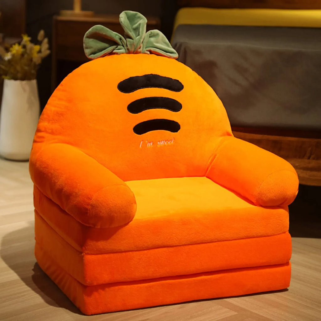 Children'S Two-In-One Multi-Layer Folding Sofa Plush Cartoon Sofa Kindergarten Baby Chair Multi-Functional Children'S Cushion