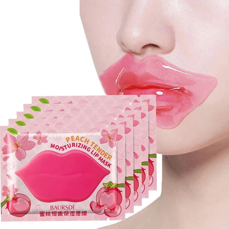 Innicare Collagen Nourishing Lip Mask Lip Care Moisture Fruits Essence Firming Moisturizing Labial Gel Patch Lips Pad Patches