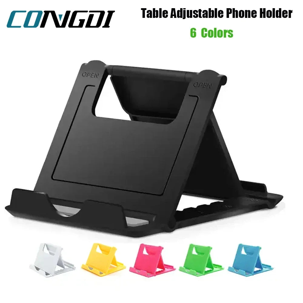 Table Phone Holder Bracket  Adjustable Desktop Stand For Ipad IPhone Samsung Xiaomi Huawei Folding Universal Mobile Phone Stand