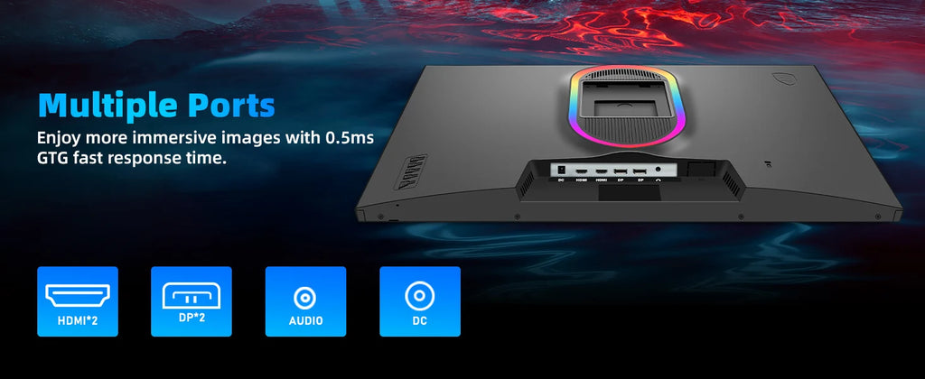 FYHXele 27" 1080p Fast IPS Esports Monitor — 380Hz* | 0.5ms GTG | FreeSync | HDR | Pivot Stand