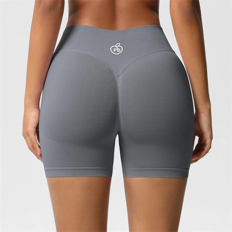 DARC·WOLVES Seamless Booty-Lift Biker Shorts — 3D Shaping Fit, High-Waist Compression for Women’s Workout & Everyday Style