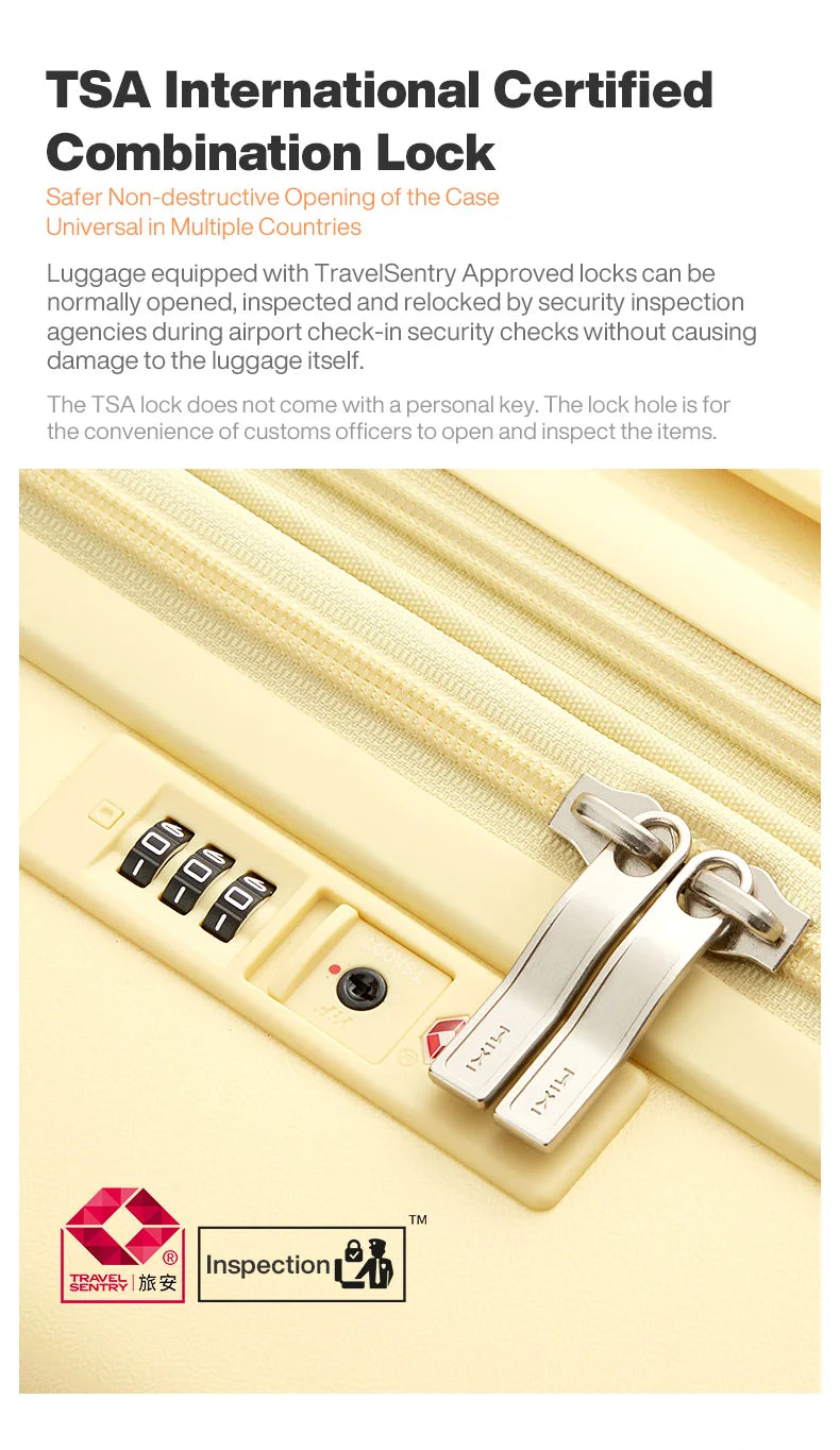 Mixi New Design Puristic Expandable Travel Luggage TSA Lock Lightweight Large Capacity PC Suitcases Spinner Wheels 20 24 26Inch