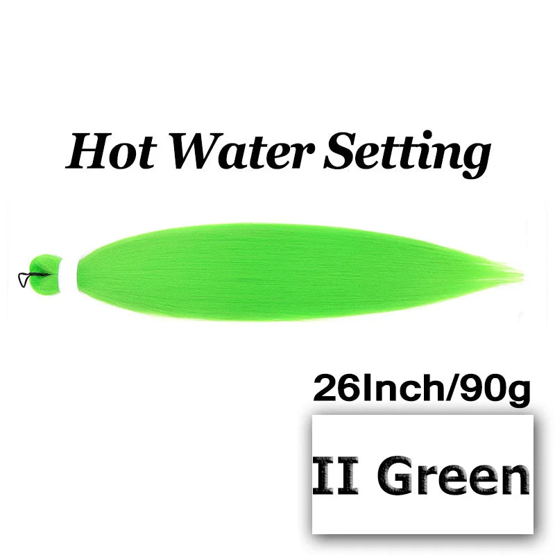 Braiding Hair Pre-stretched 26 Inch Hair Extensions for Afro Crochet Braids Synthetic Hair DIY Purple Pink Peach Red Jumbo Braid