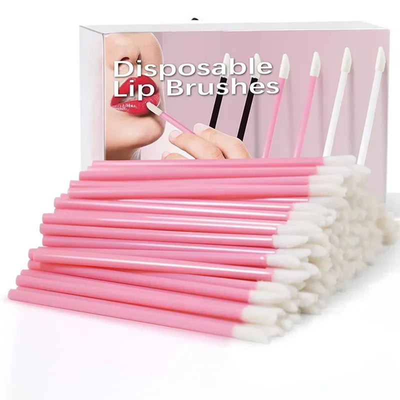 Disposable Eyelash Brush wholesale 50/100pcs Mascara Applicator Wand Eyes Lip Cosmetics Brushes Extension Cosmetic Make up Tools