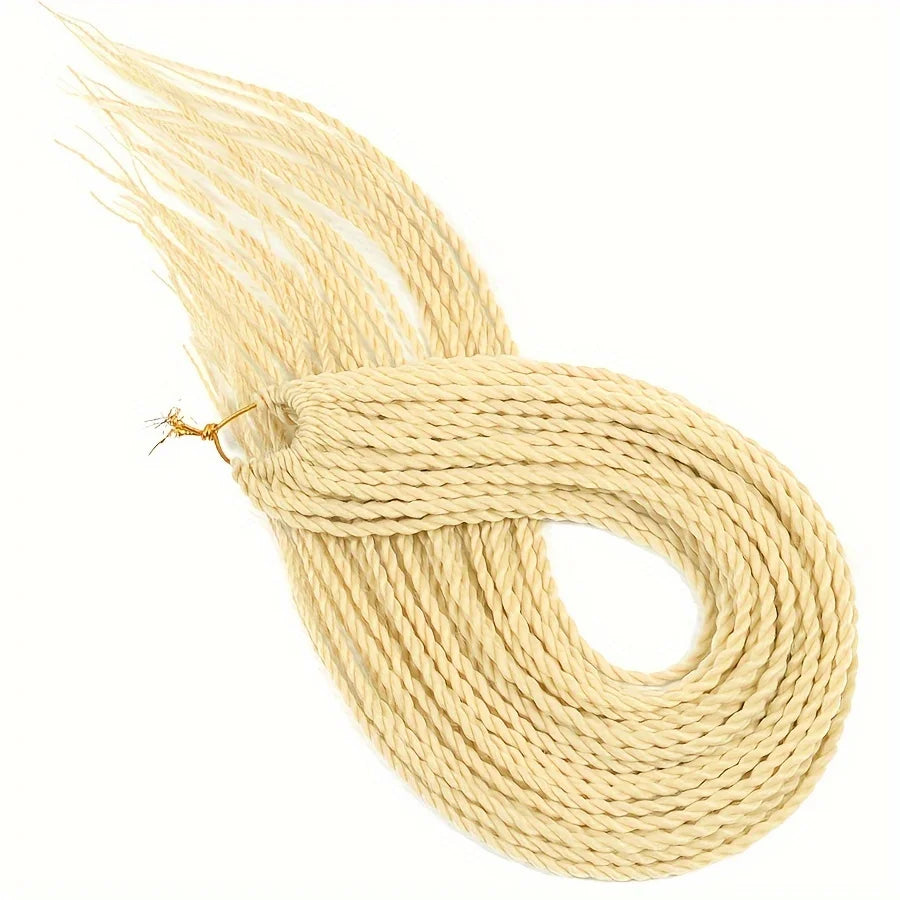 Senegalese Twist Hair Crochet Braided 24inch Synthetic Dreadlocks Crochet Hair Braids 30 Roots/Pack Senegalese Twist Box Braids