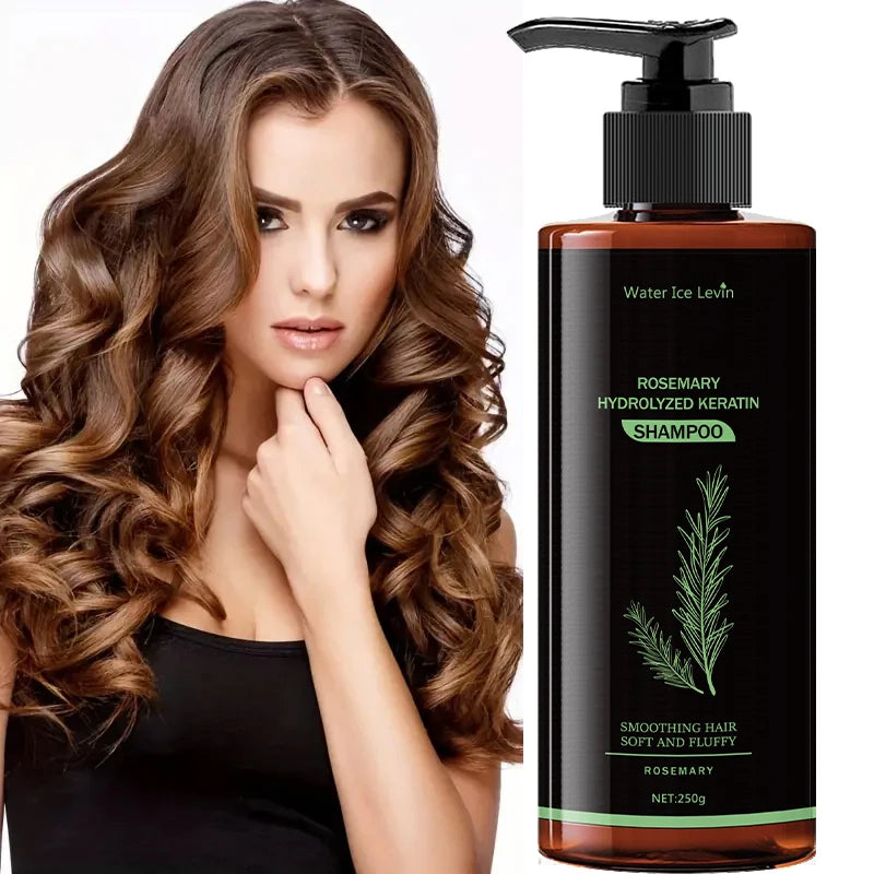 Rosemary Keratin Shampoo - Fresh and Non-Greasy, Rich in Rosemary Extracts and Amino Acids, Healthy Hair, Enlarged Volume, Care for Every Hair