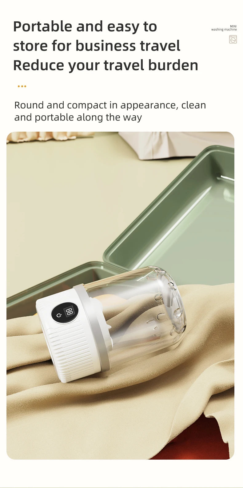 Mini Household Electric Washing Cup Underwear Socks Small Wireless Charging Washing Machine Pet clothes washing machine