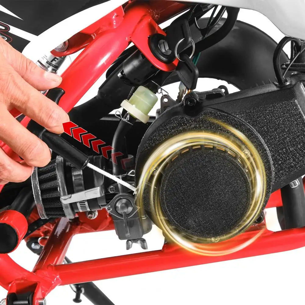 49cc 2-Stroke Kids Dirt Bike (Red)