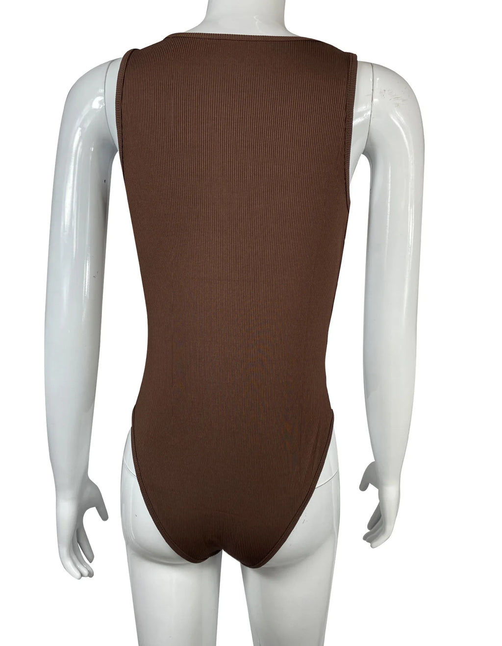 Ribbed Sleeveless Bodysuit (Tummy Control)