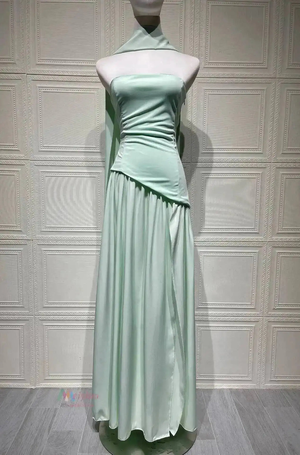 Giyu Sexy Evening Party Dresses Women 2025 Autumn Summer Maxi Long Dress Elegant Strapless Split Backless Pleated Dress