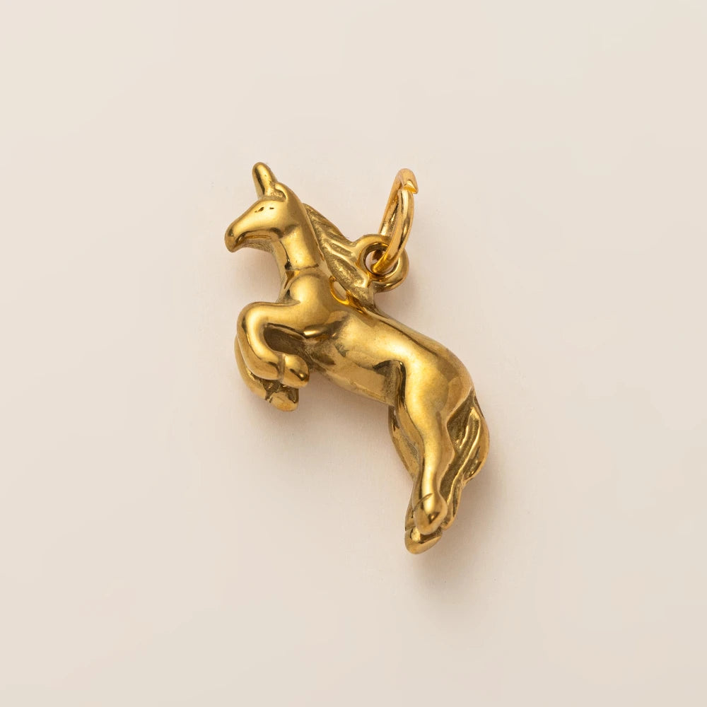 18K Gold-Plated Animal Series Charms | Stainless Steel DIY Pendants for Jewelry Making