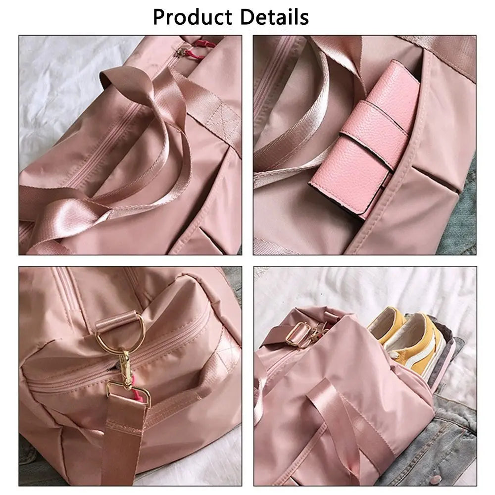 Overnight Weekend Gym Yoga Luggage Bags Women Sport Duffle Bag Travel Handbag