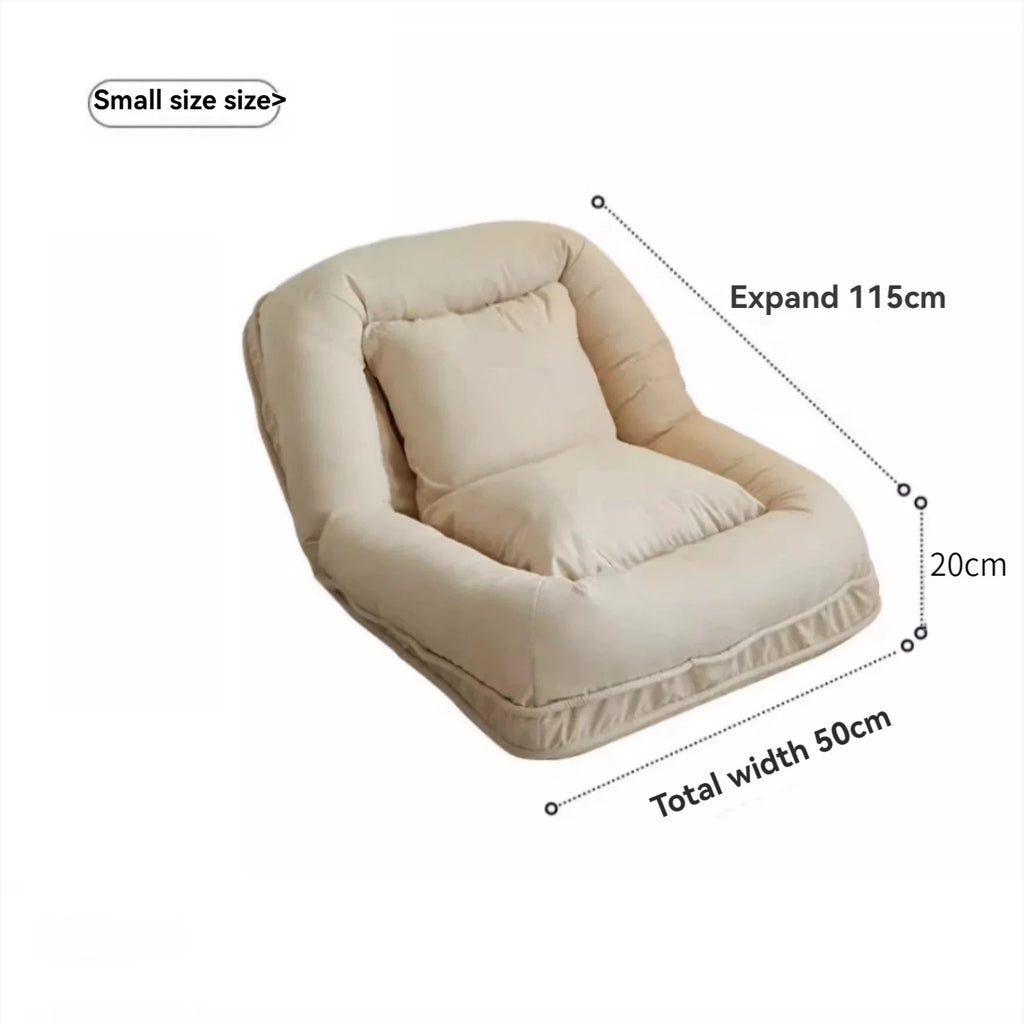 Human dog bed, lazy sofa, can lie down and sleep, internet celebrity tatami, foldable balcony, bedroom, small sofa,lounge chair