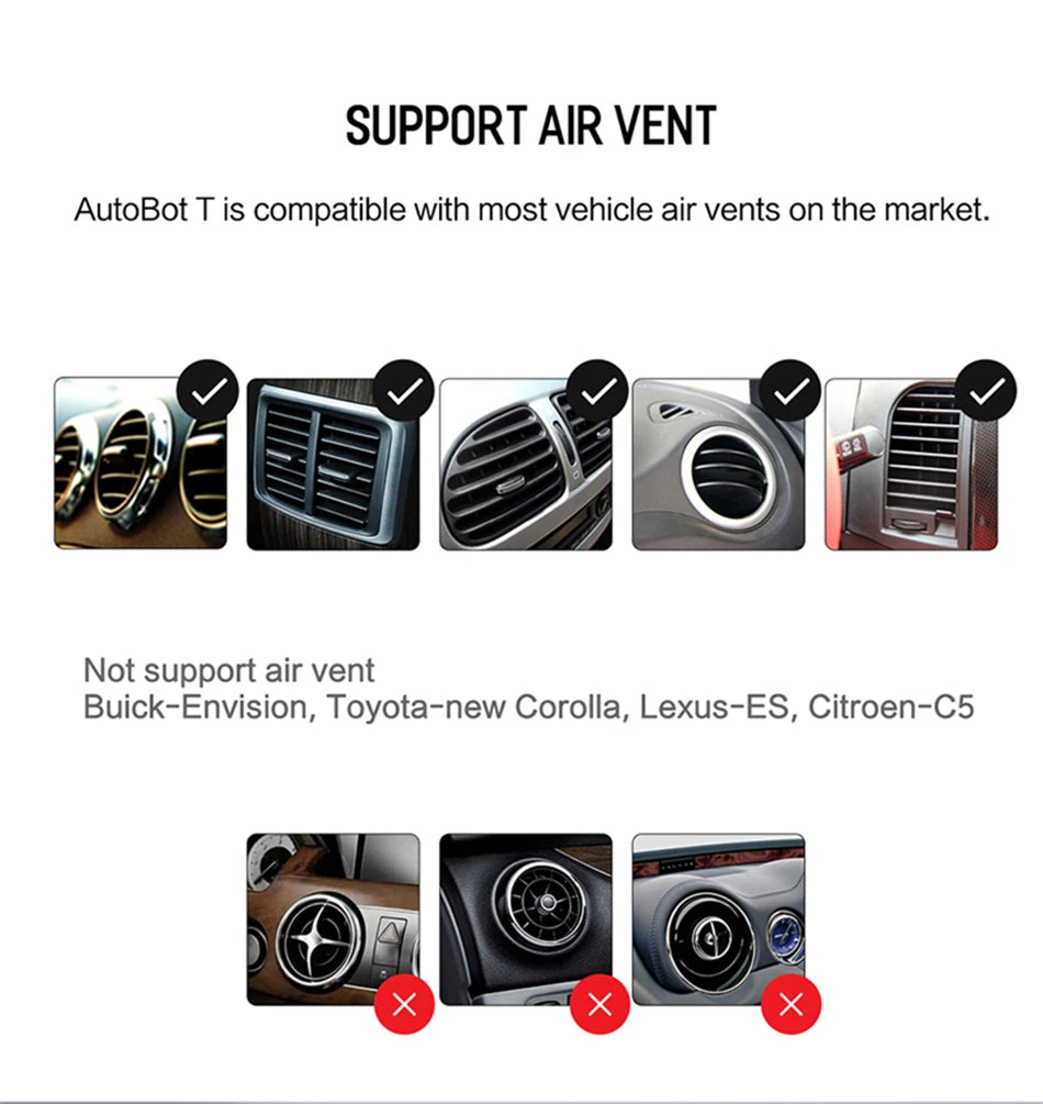 Metal Magnetic Car Phone Holder for Audi A4 B5 B6 A3 A5 A6 C6 C5 A1 A7 A8 Q2 Q3 Q5 Q7 Q8 Accessories styling