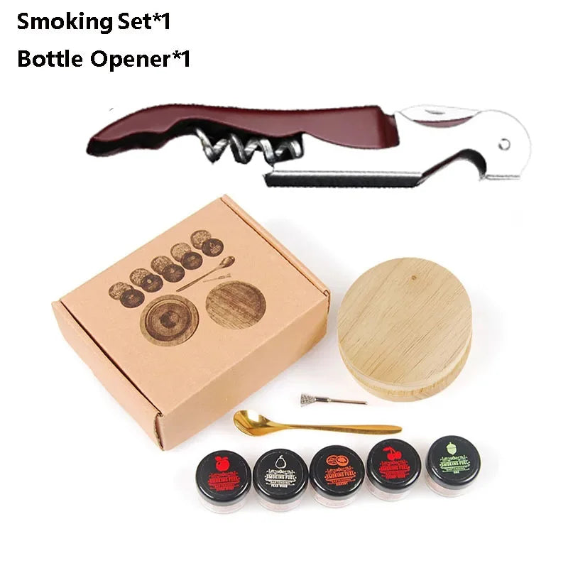 Premium Cocktail Smoker Kit for Whiskey & Bourbon Drinkers - Drink Infuser Set for Cocktails Ideal for Old Fashioned Cocktail