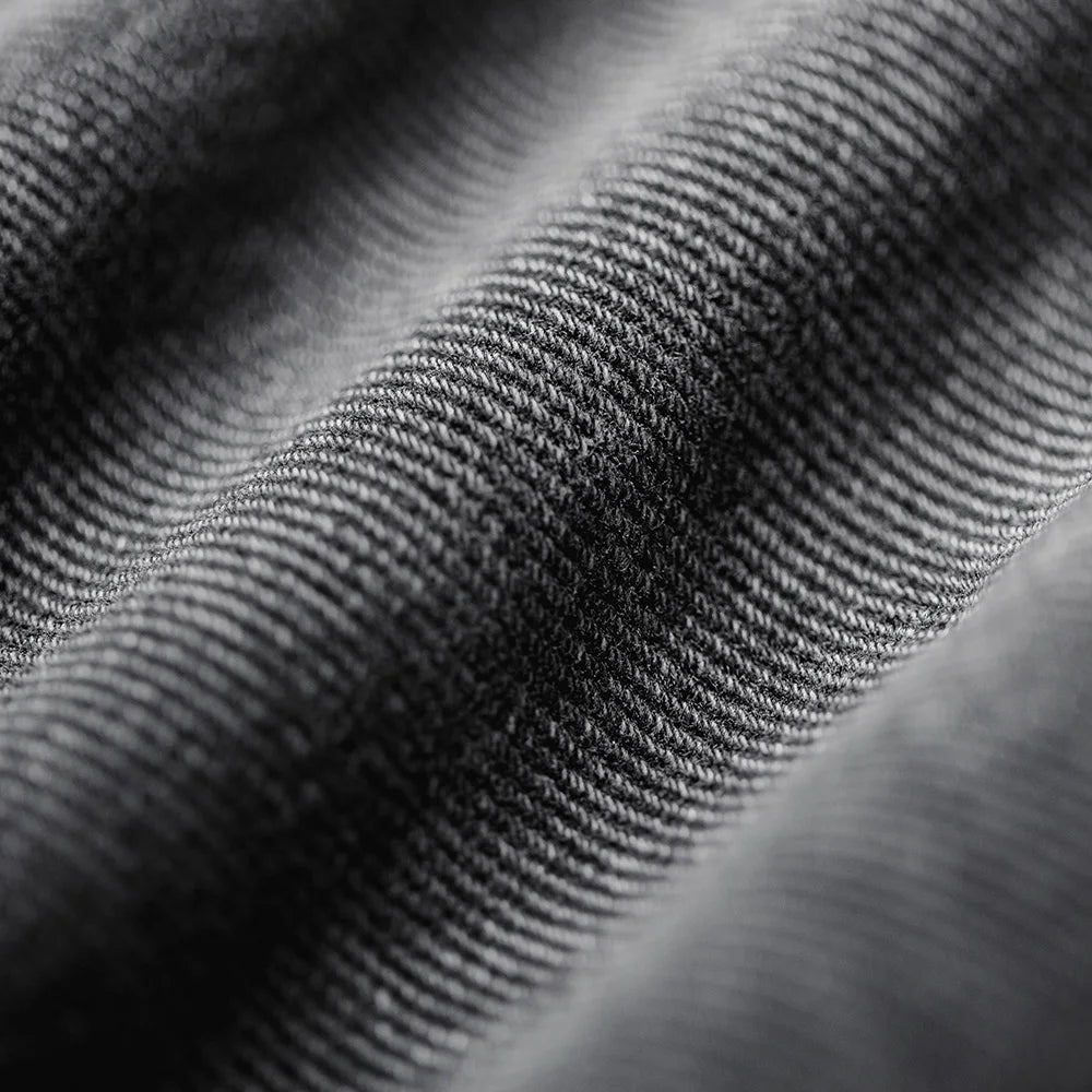 Maden Vintage 13oz Heavyweight Washed Gray Denim Jeans Men's Straight Leg Tapered Pants Casual Trousers for Spring and Fall