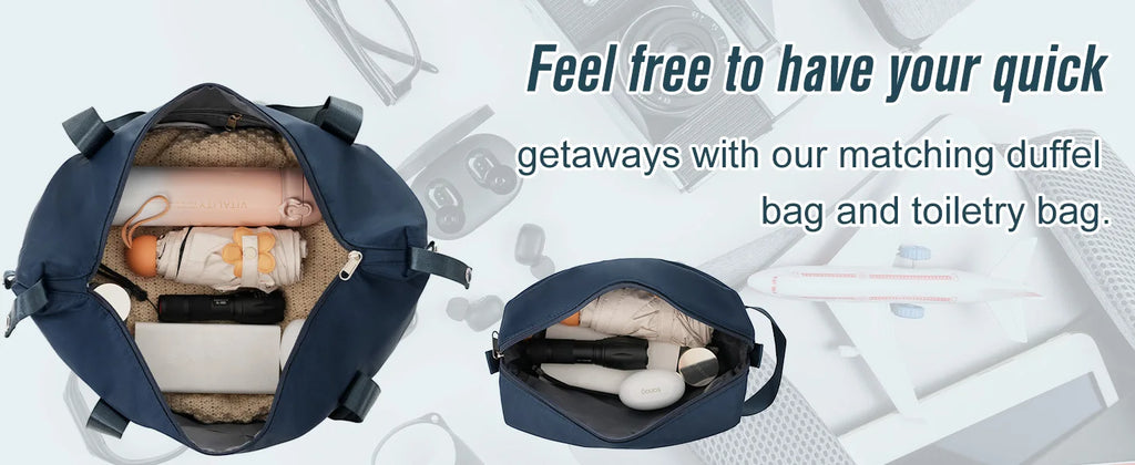 Softside Luggage Expandable 5 Piece Set Suitcase with Duffel Bag Upright Spinner Softshell Lightweight Luggage Travel Set