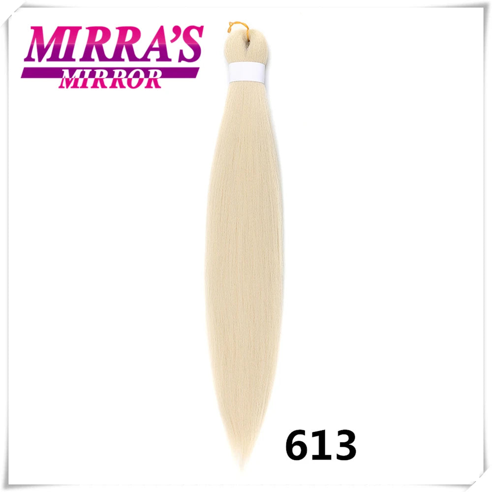 Purple Braiding Hair Extensions Pre Stretched Soft Yaki Synthetic Jumbo Braids DIY Ponytail Braid Pink Grey Orange Red Blue Hair