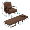Modern folding sofa bed apartment small apartment simple single and double folding sofa with armrest