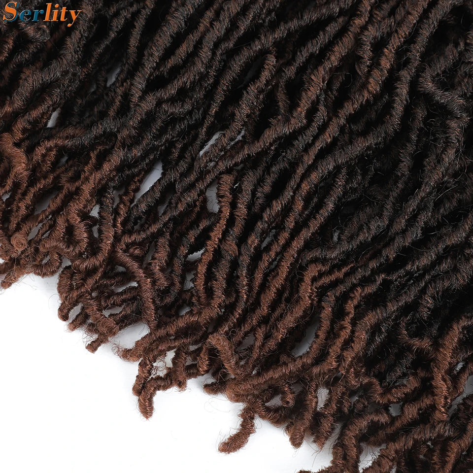 Serlity Faux Locs Extensions — 36"/24"/18" Soft Goddess Dreadlocks Crochet Hair
