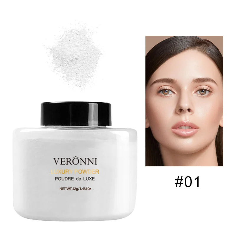 6 Colors Banana Luxury Powder for Women Face Foundation Banana Powder Bottles Loose Powder Authentic Oil-Control Beauty Make Up