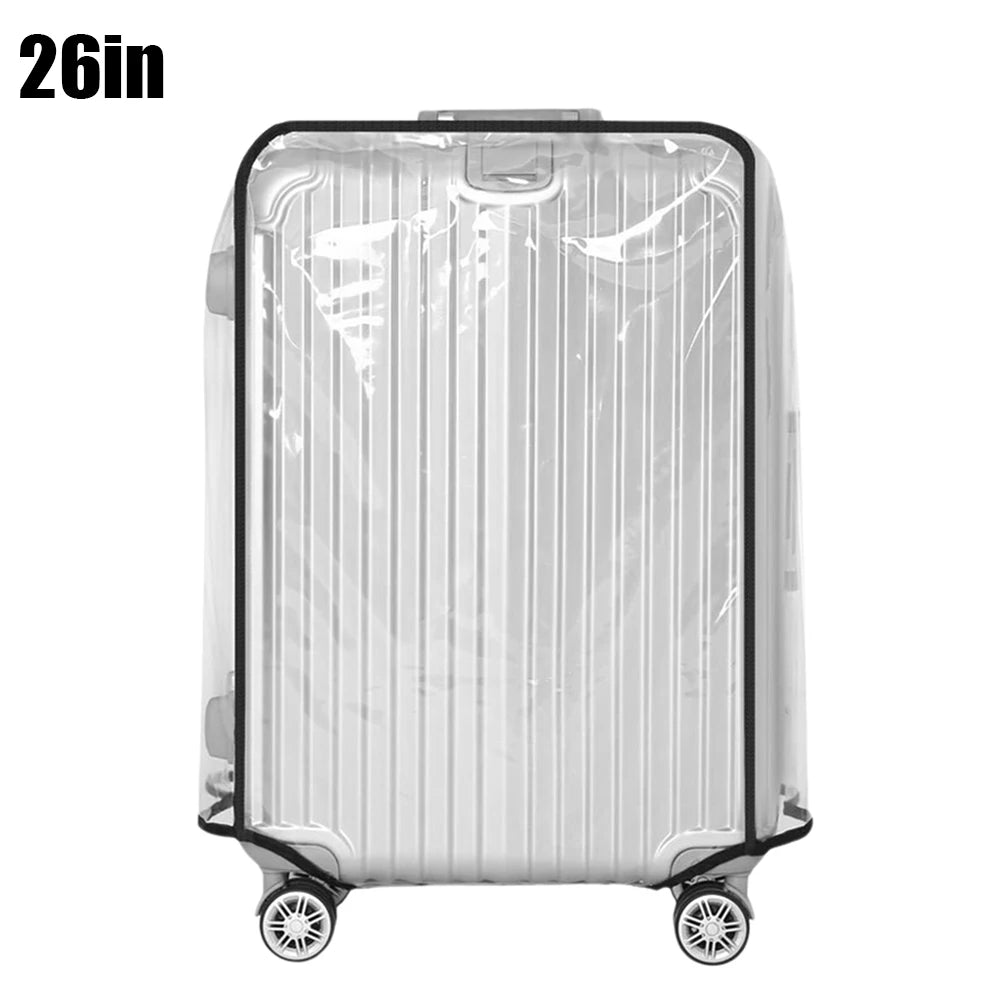 18-30inch Luggage Cover Waterproof Protective Suitcase Cover Trolley Covers PVC Travel Luggage Protector Travel Accessory