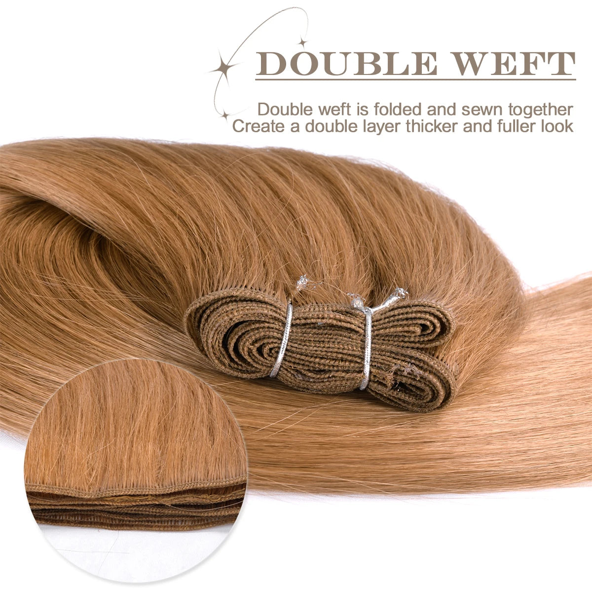 Bone Straight Synthetic Hair Bundle 26Inch Super Long Natural Hair Extensions For Black Women Yaki Straight Hair Weaving Fake