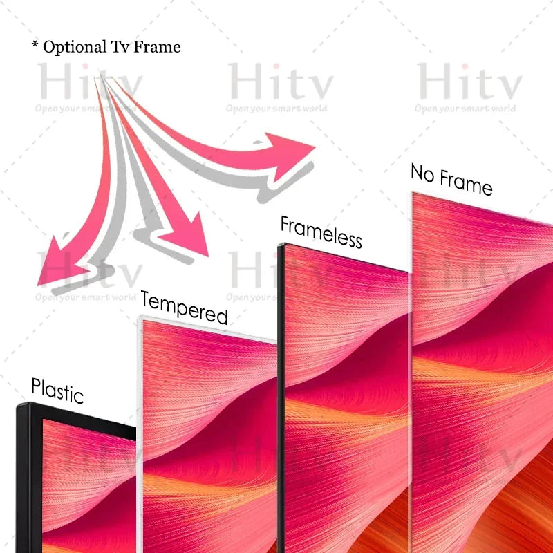 Full Display LED TV 50inch 4K Ultra HD WebOS Android TV 55 65 75 Inch Smart TV