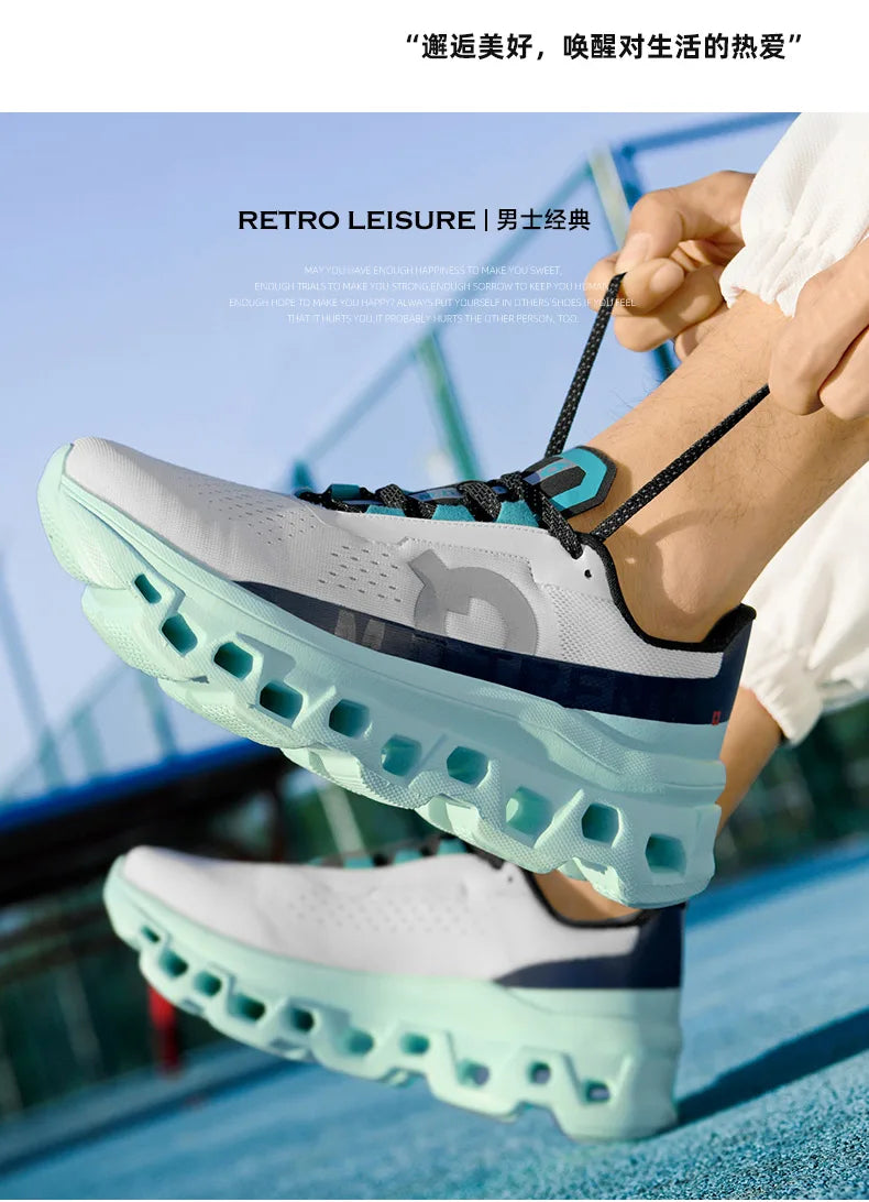 Men’s Breathable Air-Cushion Running Shoes – Lightweight Graffiti Sneakers