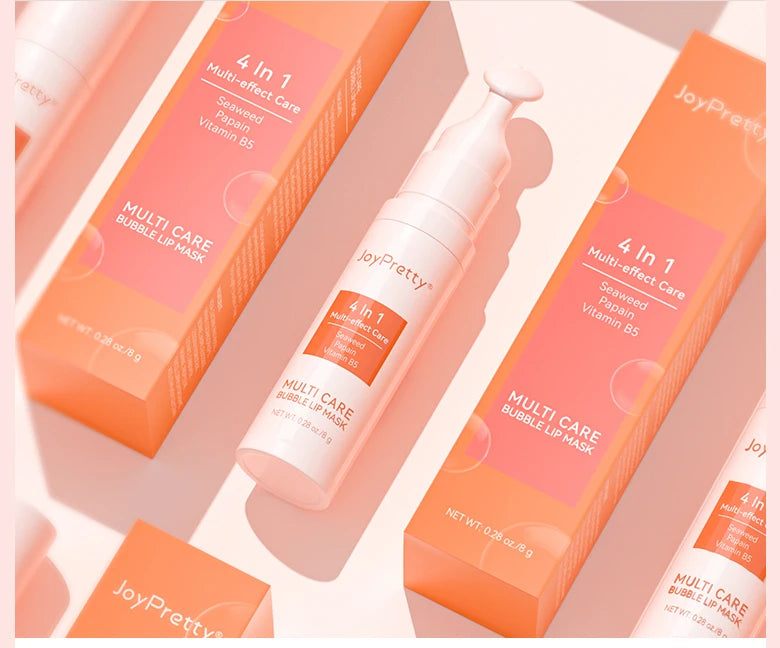 JoyPretty Bubble Lip Balm Lightening Dark Lip Mask Gloss Oil Makeup Exfoliating Clean Moisturizer Beauty Health Lip Care Product
