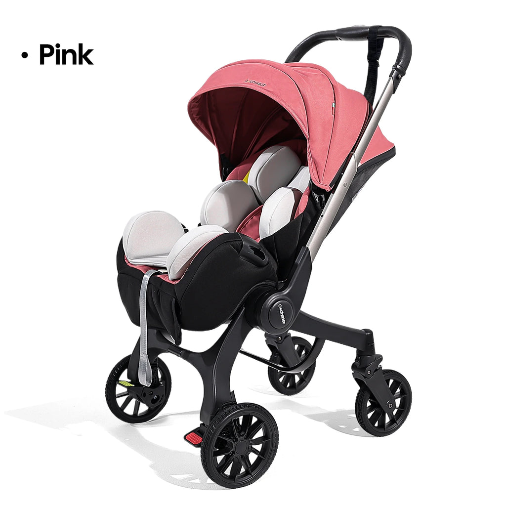 Foldable baby stroller, adjustable backrest lightweight newborn stroller, Suitable for children aged 0-3, Outdoor camping vehicl