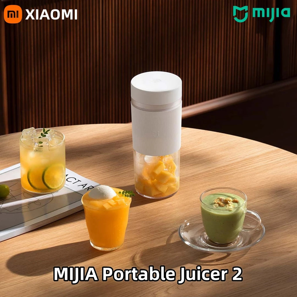 Xiaomi Mijia Portable Juicer 2 – 300 mL, Type-C, 40-sec Quick Blend