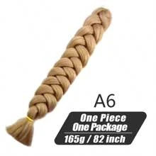 Xpression Synthetic Big Braids Crochet Hair Braids Extensions Yaki Straight Hair Women's Jumbo Braids Hair Daily Wear