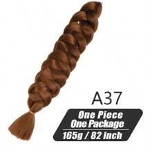 Xpression Synthetic Big Braids Crochet Hair Braids Extensions Yaki Straight Hair Women's Jumbo Braids Hair Daily Wear