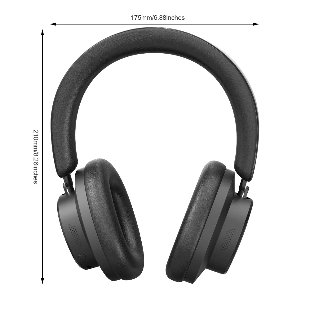 ANIVIA ANC500 Over-Ear Headphones — Hybrid ANC, BT 5.4, 60-Hour Battery
