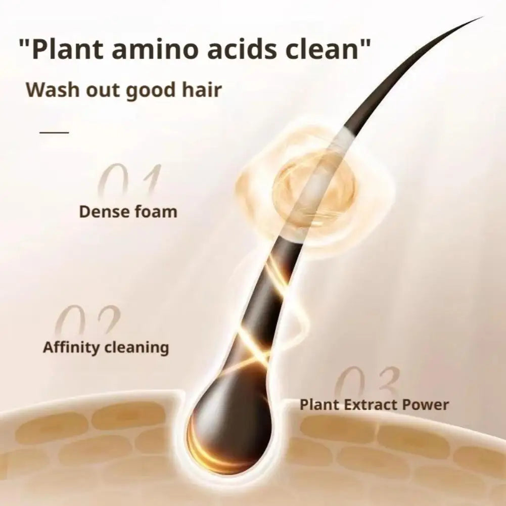 Side Cypress Leaf Salvia Ginger Calendula Shampoo Soap Ginseng Sophora Men Women Silicone-free Amino Acid Herbal Handmade Soap