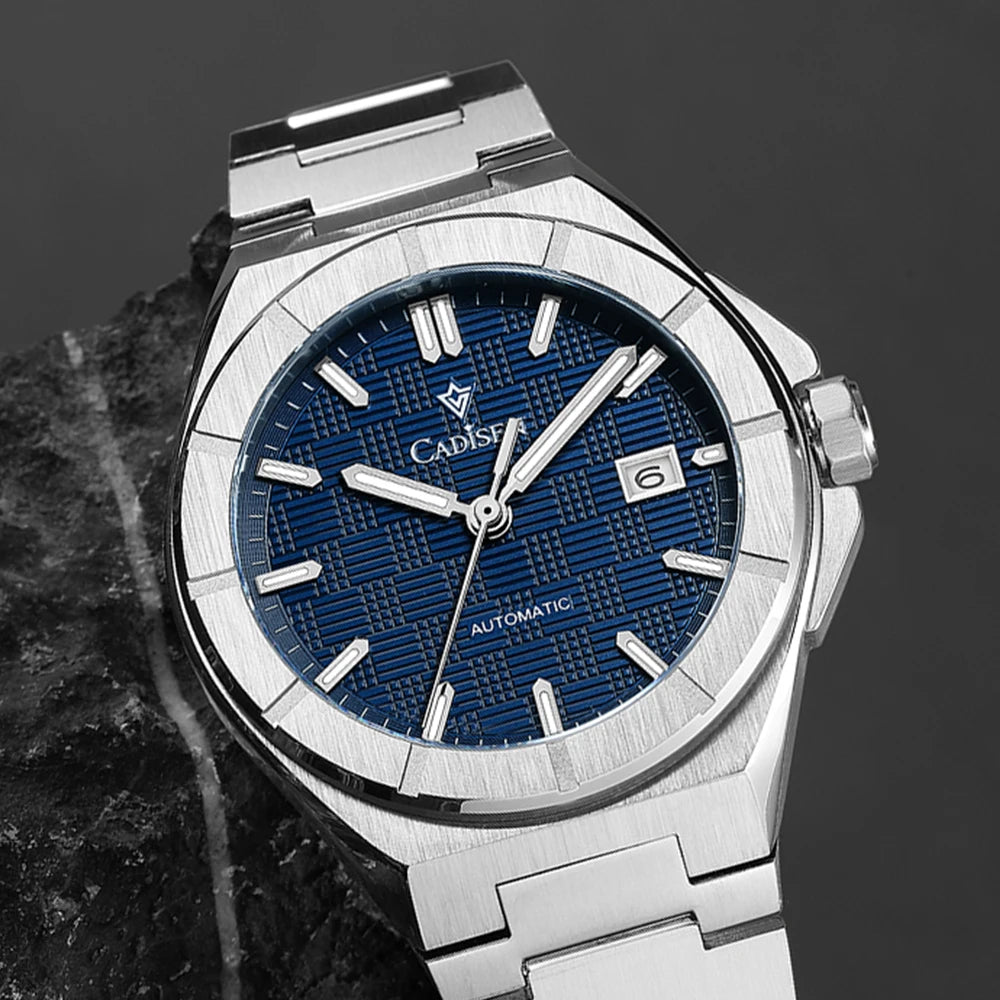 CADISEN 2026 Mens Watches Luxury Automatic Mechanical Watch For Men Japan MIYOTA 8215 Stainless Steel Sapphire Glass WristWatch