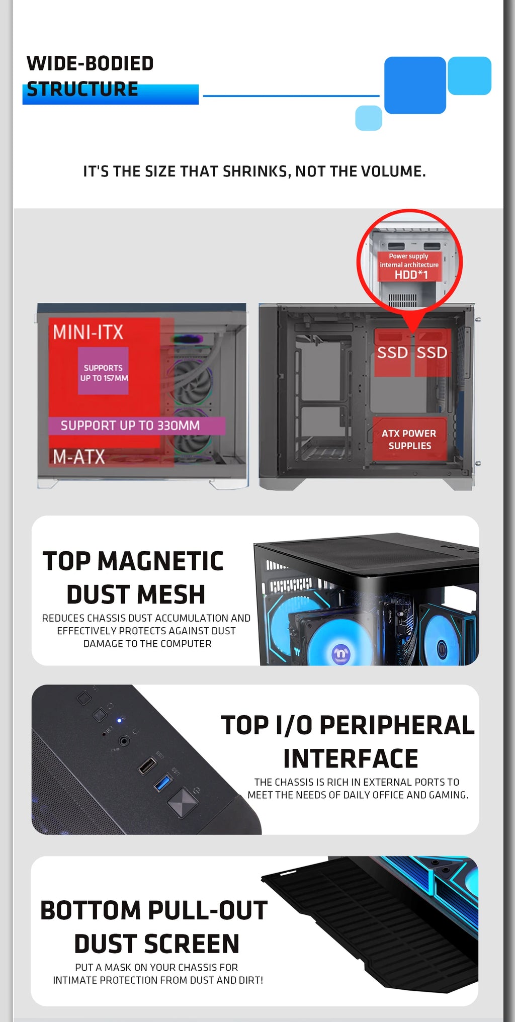 YEAH MAGIC Gaming Desktop — AMD Ryzen 5 5600GT, 16GB DDR4, 1TB NVMe SSD, ARGB 7-Fan Cooling, Windows 11 Home