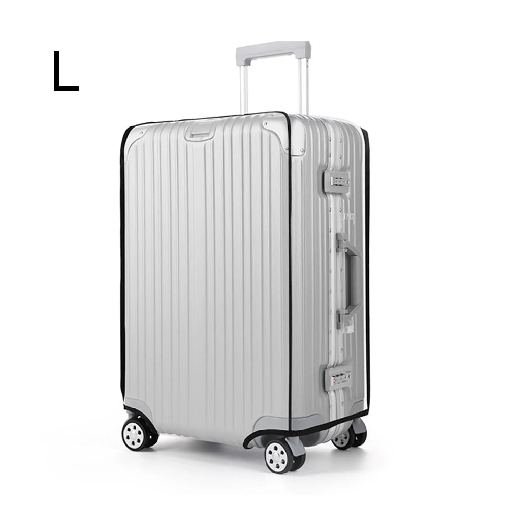 Transparent Pvc Luggage Protective Cover Wheeled Luggage Protective Cover Wear-Resistant Outer Cover Transparent Protective