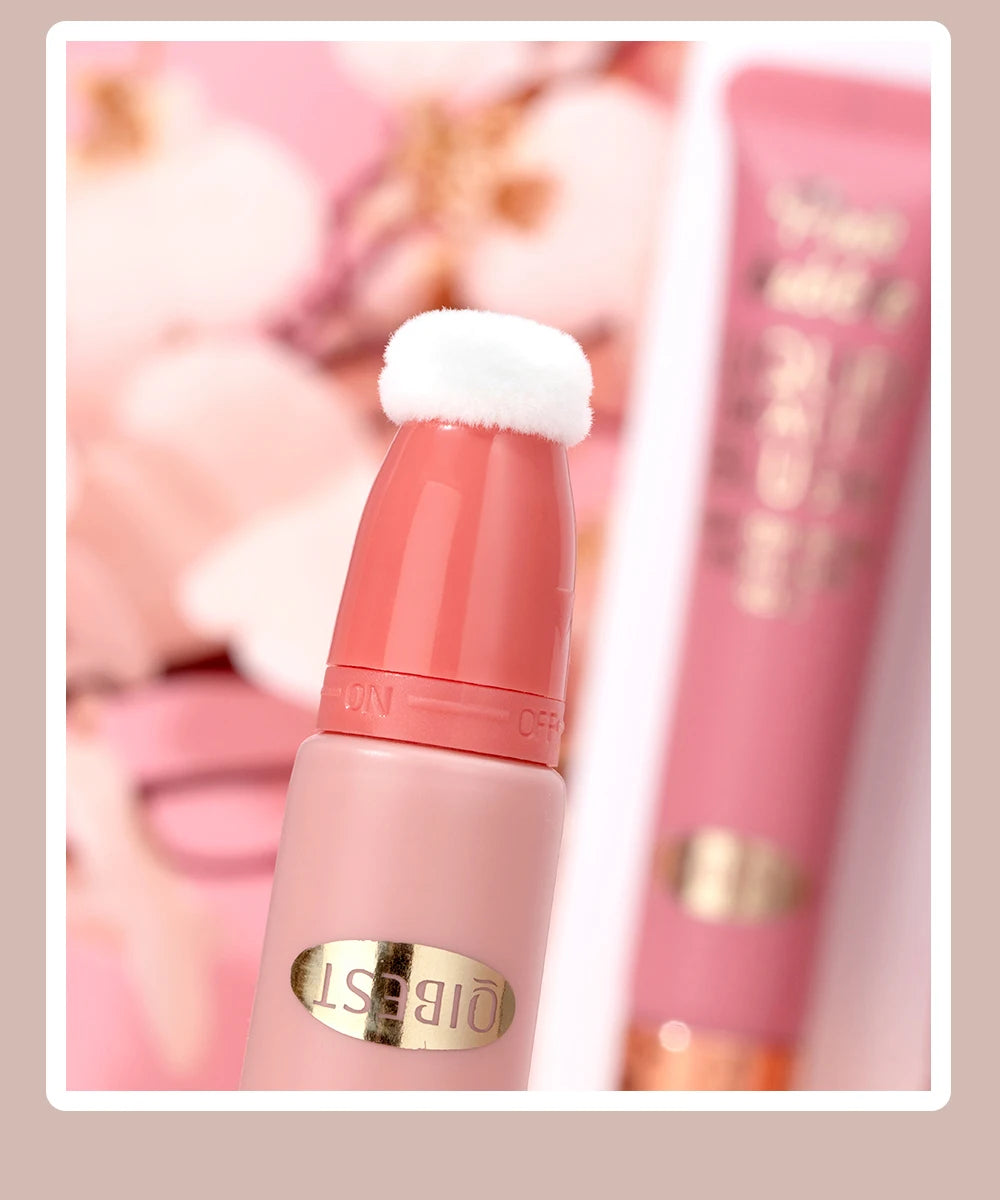 QIBEST Cushion-Applicator Liquid Blush (Waterproof, Soft-Matte)