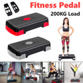 Fitness Height Step Pedal Aerobic Fitness Stepper Cardio Pedal Exerciser Stable 200KG Load Home Training Gym Exercise Foot Pedal