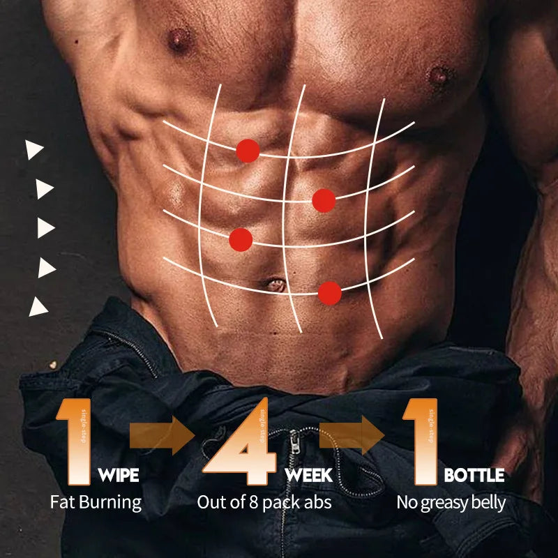 Full Body and Bodybuilding Massage Cream, Hot Compress To Tighten Abdominal Muscles